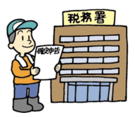 戦後の税制改革のイラスト