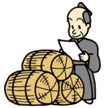 江戸時代の商人のイラスト